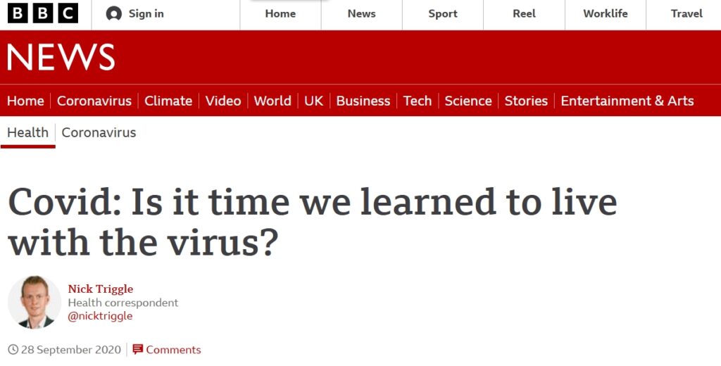 Is het tijd om te leren leven met het Covid virus? - 34521