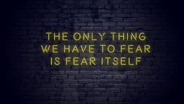 The only thing we have to fear is fear itself - 20269