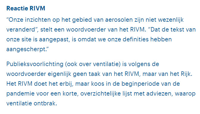 Trouw: de bizarre geschiedenis van aerosolen en ventilatie in Nederland - 22132