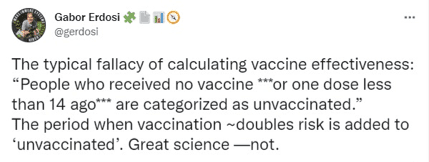 Berekening effectiviteit vaccinatie bepaald door statistische keuzes - 32072