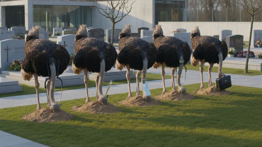 Oorzaak van oversterfte en wetenschappelijk struisvogelgedrag - 112821