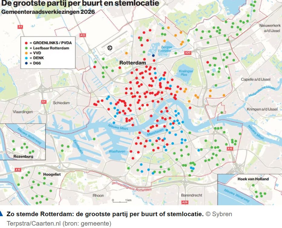 Een analyse van de “winst” van GroenLinks/PvdA in de grote gemeenten - 115913