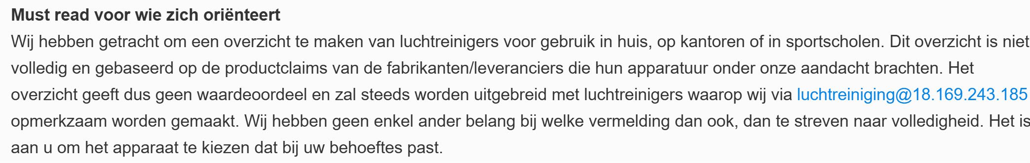 Luchtreiniging tegen SARS-CoV-2 sinds zomer 2020* - 118282