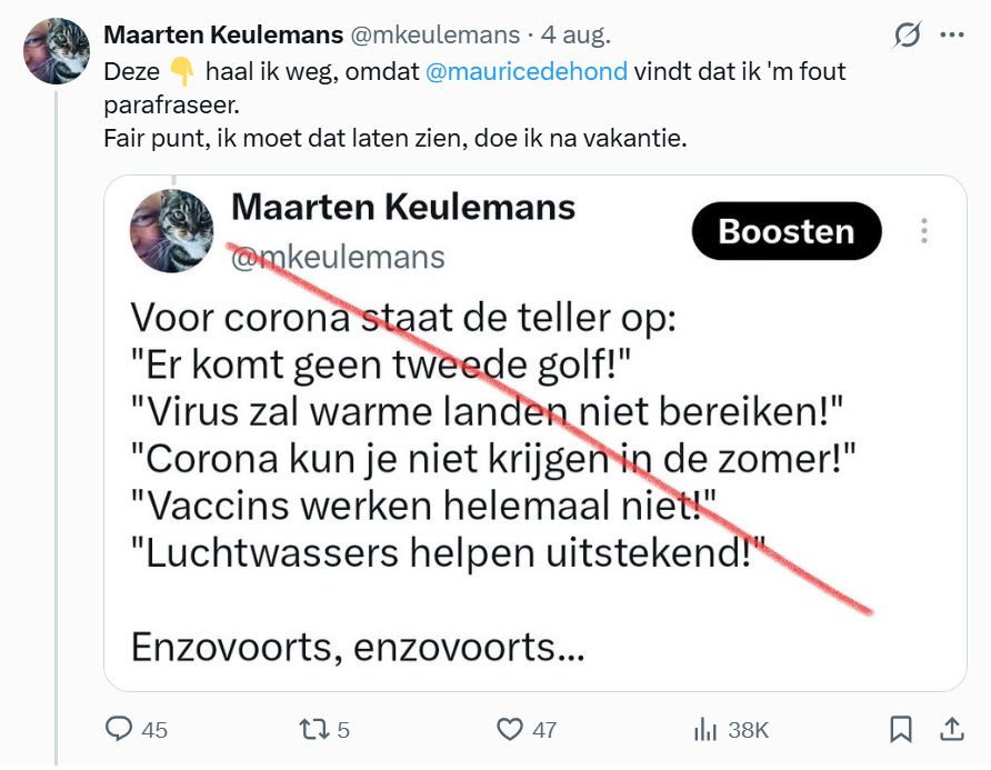 Vrijdag zitting Raad voor Journalistiek n.a.v. klacht tegen Maarten Keulemans - 120133 Vrijdag zitting Raad voor Journalistiek n.a.v. klacht tegen Maarten Keulemans - 120133